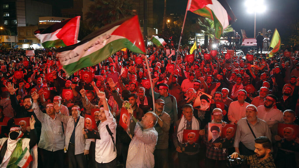 הפגנה נגד ישראל טהרן איראן