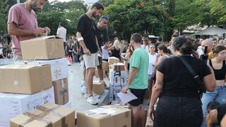 איסוף מזון וציוד לדרום