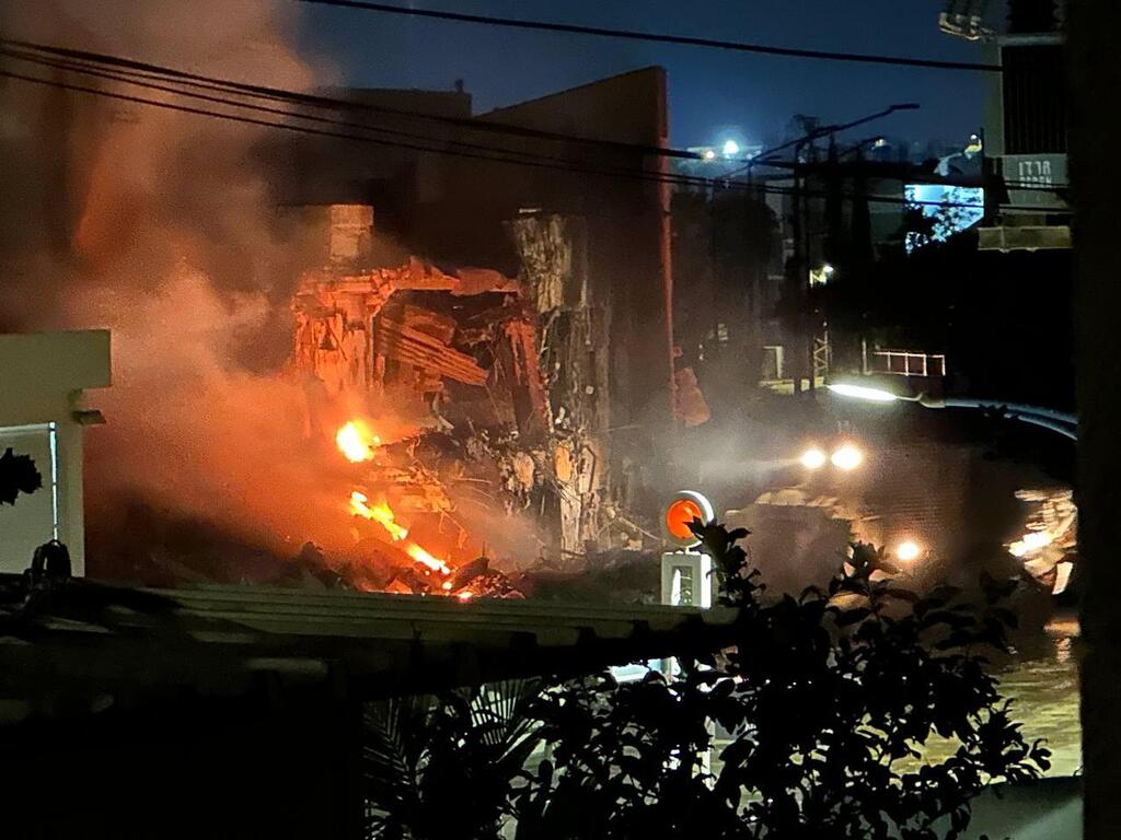 שריפה בתחנת משטרת שדרות