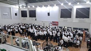 חרדים בתור לתרומות דם במודיעין עילית