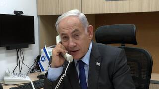 בנימין נתניהו בשיחה עם נשיא ארה"ב, ג'ו ביידן
