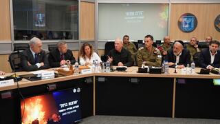 יואב גלנט בקבינט הביטחוני מדיני