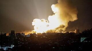 תיעוד תקיפת צה"ל ברצועת עזה