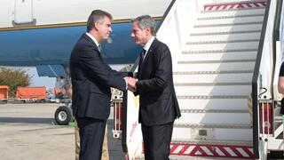 מזכיר המדינה האמריקני אנתוני בלינקן נחת בישראל