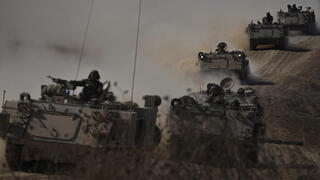 טנקים על גבול רצועת עזה