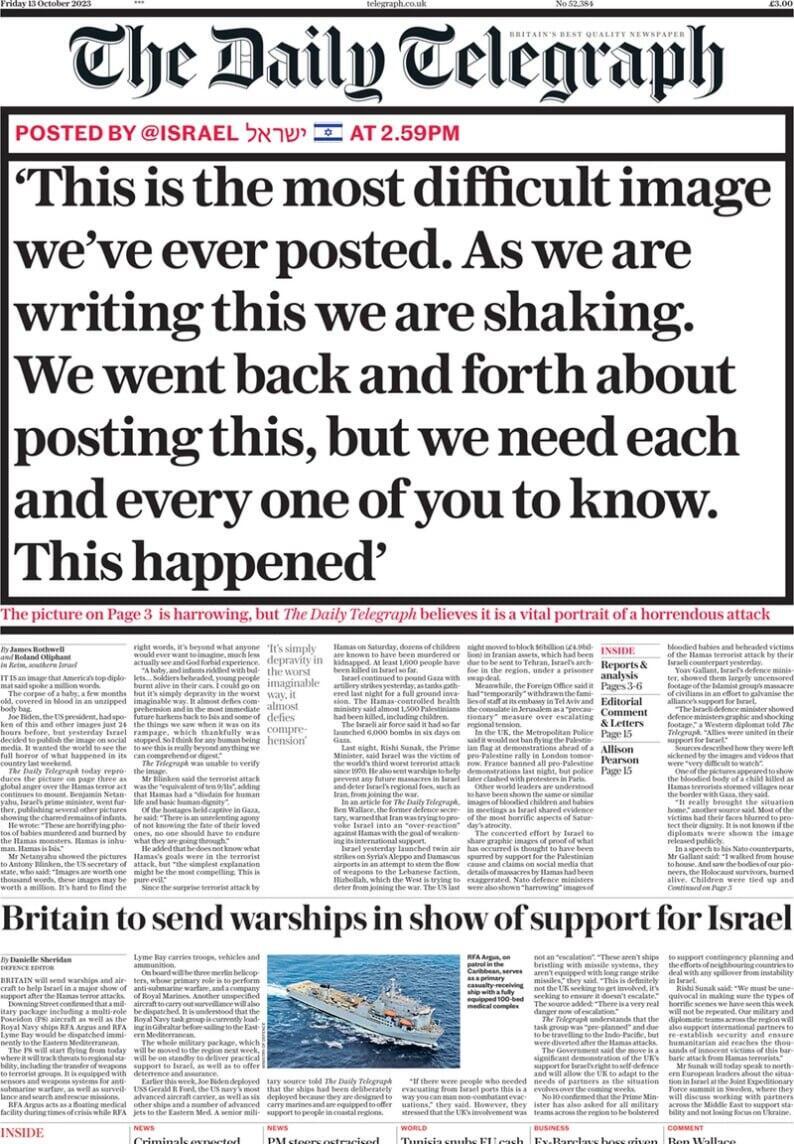 שער הדיילי טלגרף שער הדיילי טלגרף