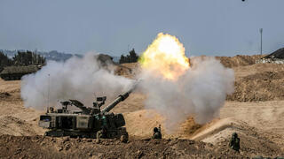 ירי תותחים לעבר עזה