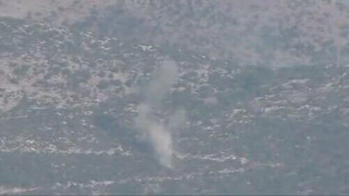 עשן באזור ע לבנון