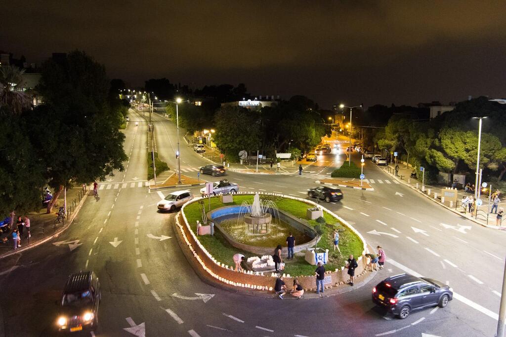 הדלקת נרות זיכרון בחיפה לזכר הנופלים