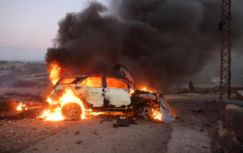 Car carrying journalists burns in cross-border Israeli fire, killing Reuters journalist ssam Abdallah f