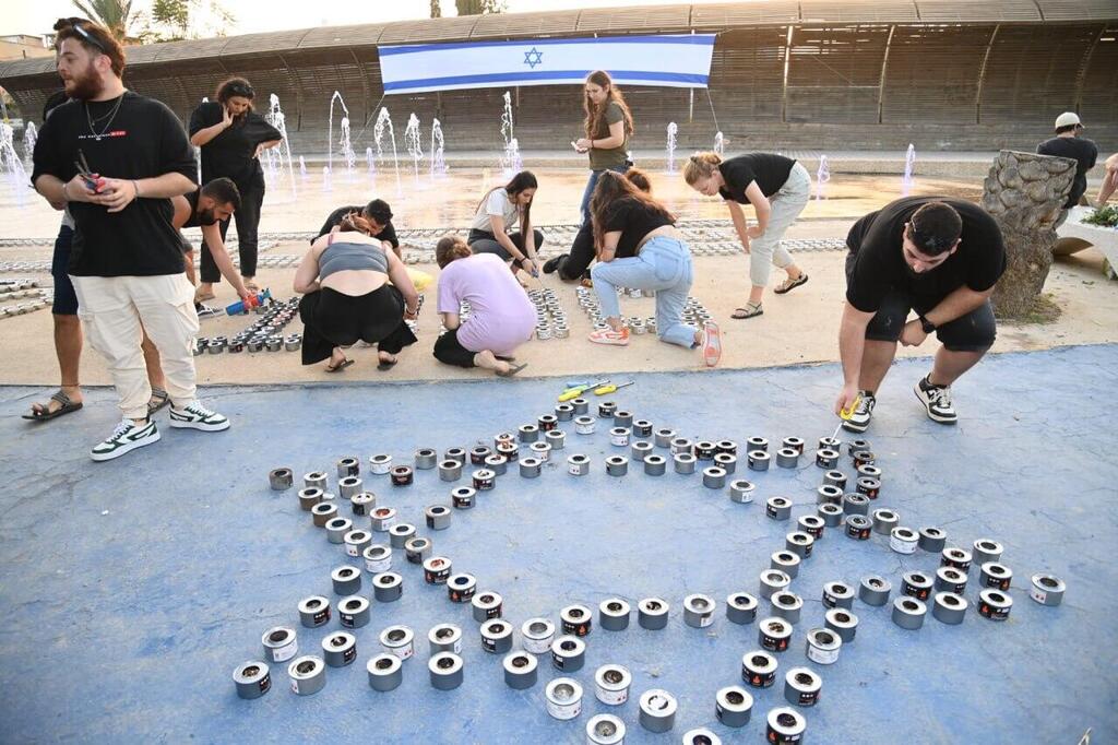 הדלקת נרות נשמה בבאר שבע