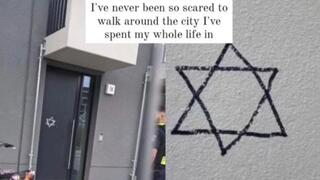 Jewish homes marked with stars of David in Berlin