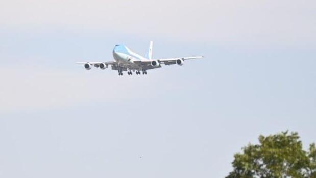 מטוס אייר פורס 1 נשיא ארה"ב ג'ו ביידן נחיתה נתב"ג