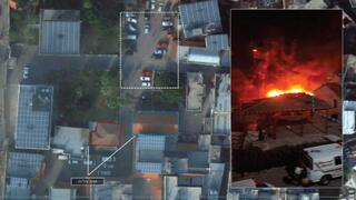  ניתוח ויזואלי של תחקיר חה״א בעניין השיגור הכושל שביצע ארגון הטרור הג׳יהאד האיסלאמי על בית החולים