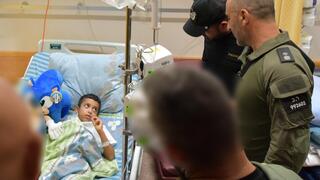 חילוץ ילד בן 5 בדואי על ידי כוחות לחימה של משטרת ישראל