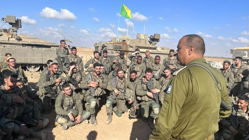 צילום: דובר צה"ל מפקד זרוע יבשה: "ננצח בזכות רוח הלחימה, הלכידות והאמונה בצדקת הדרך"