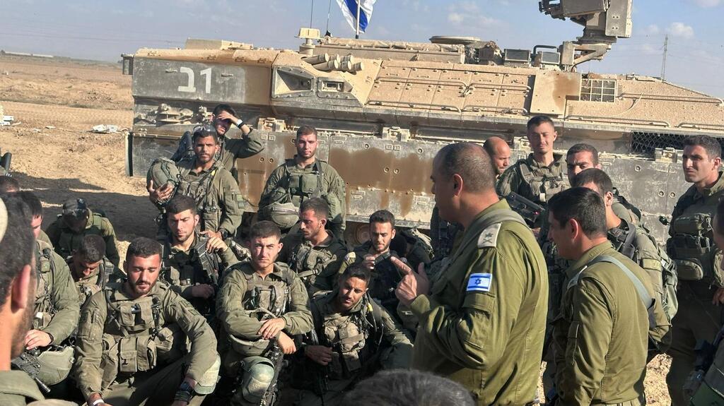 צילום: דובר צה"ל מפקד זרוע יבשה: "ננצח בזכות רוח הלחימה, הלכידות והאמונה בצדקת הדרך"