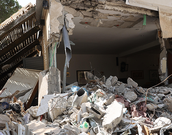 כפר עזה לאחר הטבח הרצחני של ארגון הטרור חמאס