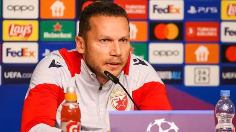 Barak Bachar the head coach of Red Star Belgrade 