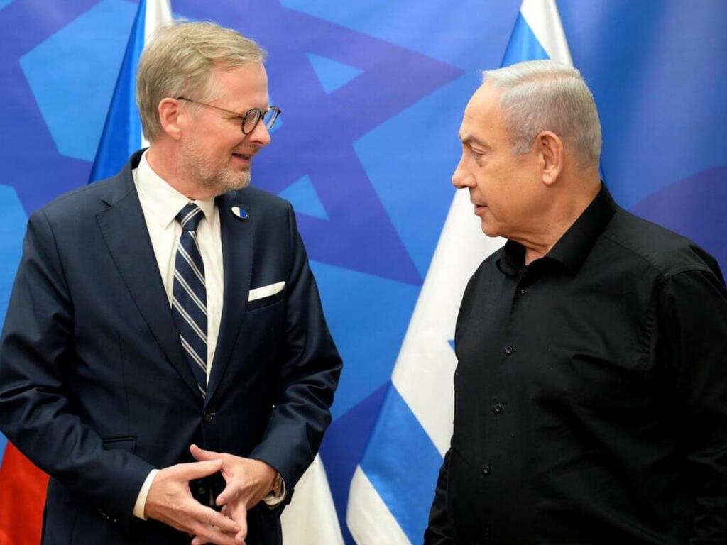 ראש הממשלה בנימין נתניהו נפגש עם ראש ממשלת צ׳כיה פטר פיאלה