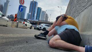 אזעקה בגשר ההלכה באיילון