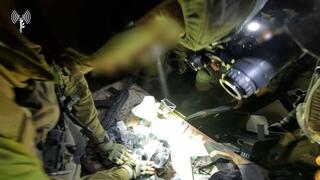 תיעוד מקסדת לוחם מפשיטת צה"ל על מעוז השליטה של חמאס בג'בליה