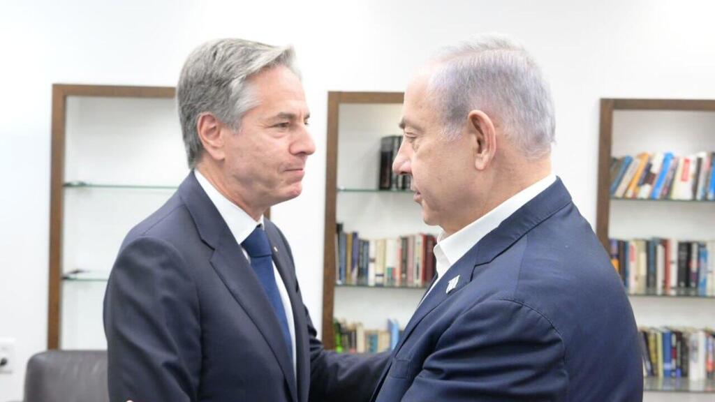 בנימין נתניהו ואנתוני בלינקן