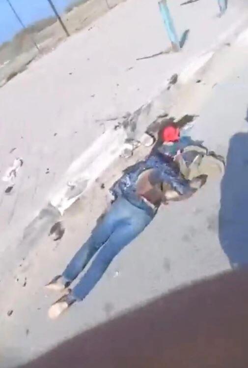 Footage from video reportedly showing Palestinians shot by Hamas