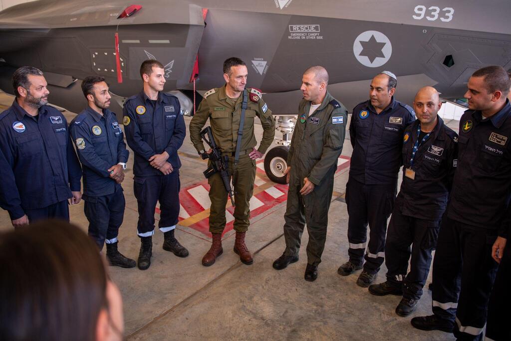 הרמטכ״ל בטייסת ה׳אדיר׳ (F-35): ״יודעים להגיע לכל מקום במזרח התיכון״