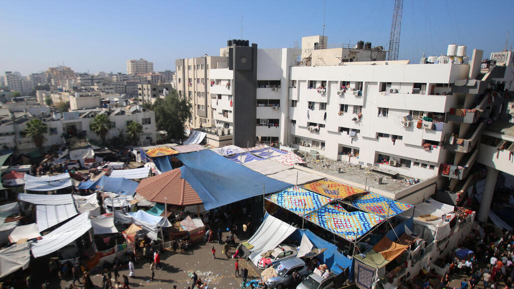 חרבות ברזל רצועת עזה בית החולים שיפא