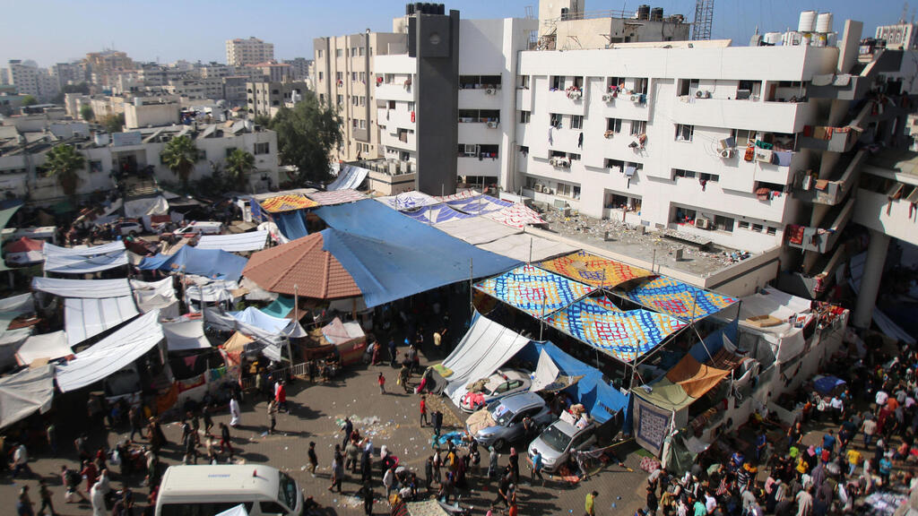 חרבות ברזל רצועת עזה בית החולים שיפא