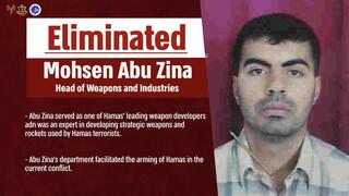Hamas weapons chief Mohsen Abu Zina eliminated in IDF airstrike 
