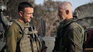 ראש השב"כ רונן בר עם הרמטכ"ל הרצי הלוי הערכת מצב בתוך רצועת עזה