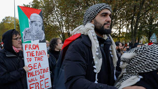 הפגנה פרו-פלסטינית בברלין