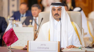 אמיר קטאר שייח' תמים בן חמד אל-ת'אני פסגה הערבית-אסלאמית סעודיה ריאד ערב הסעודית 