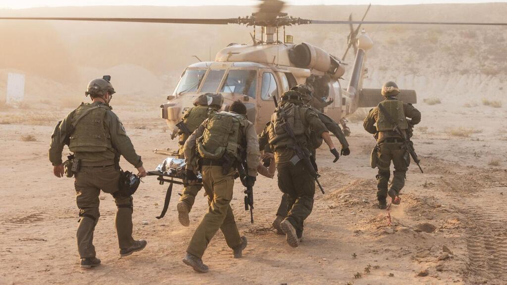 תיעוד מפינוי פצועים על ידי מסוקי החילוץ ויחידה 669