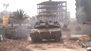 תיעוד מפעילות לוחמי חטיבה 7 וחטיבת גבעתי מהשתלטות על בית המחוקקים של חמאס ברצועת עזה