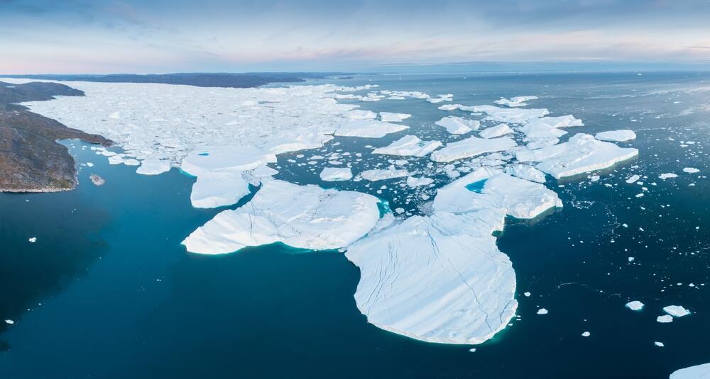 התפרקות קרחונים בגלל ההתחממות הגלובלית