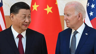 נשיא ארה"ב ג'ו ביידן נשיא סין שי ג'ינפינג פגישה ב באלי ב 14 נובמבר 2022