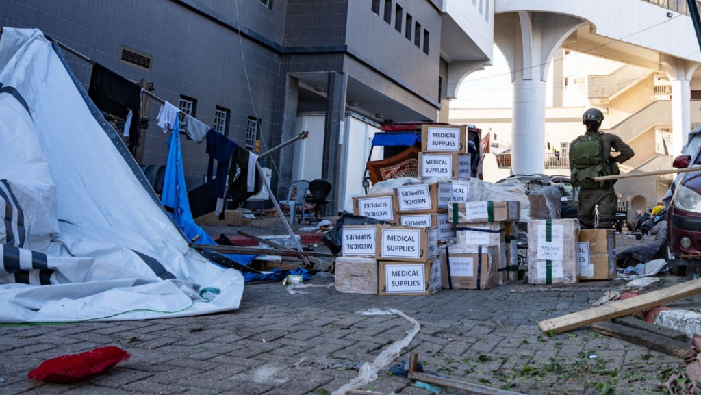 בית חולים שיפא עזה כוחות צה"ל סיוע הומניטרי