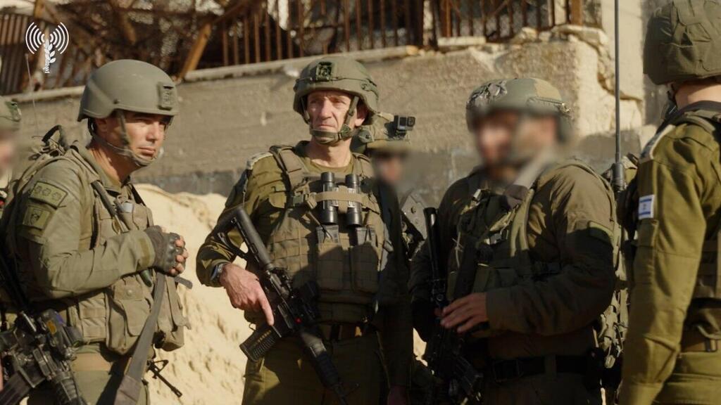  הרצי הלוי עם כוחות צה״ל בתוך רצועת עזה
