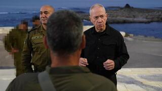 שר הביטחון יואב גלנט בביקור בבסיס שייטת 13
