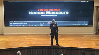  Screening of IDF footage of Hamas' attack 