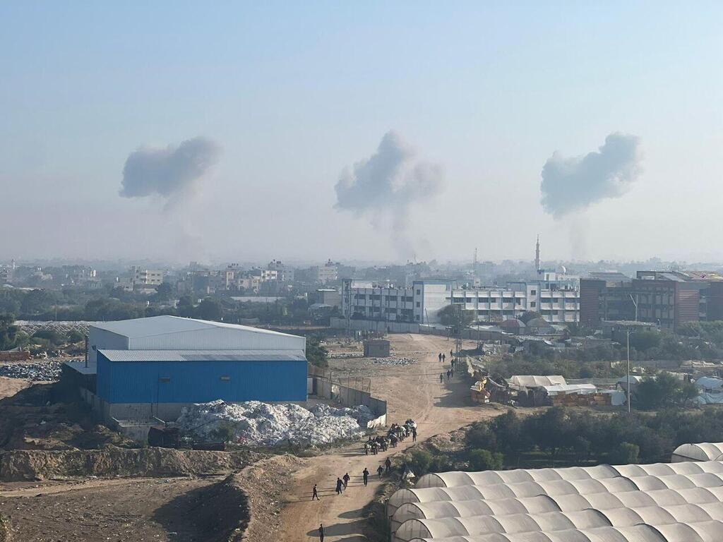 תקיפה בעיירה אלקרארה צפונית לחאן יונס