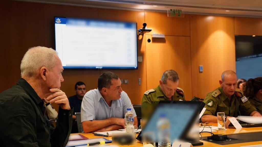 יואב גלנט בכינוס הערכת מצב לנושא העורף האזרחי, על הקמת מנהלת ״אופק צפוני״ במשרד הביטחון