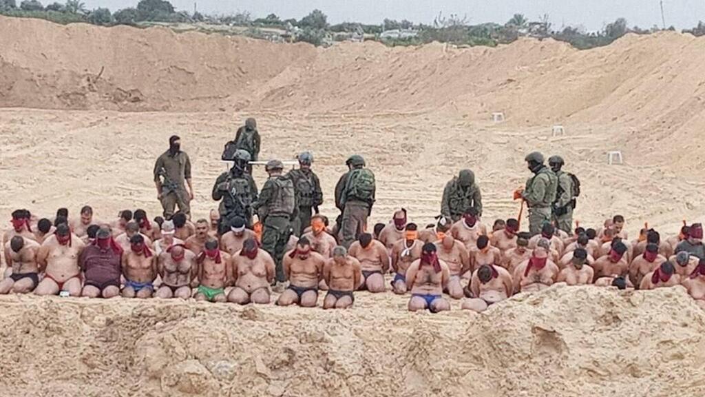 מחבלי חמאס מחוץ למנהרות