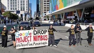 הפגנת עובדי גוגל נגד החברה בסן פרנסיסקו באוגוסט