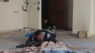  תיעוד של תקיפה של חוליית מחבלי החמאס על ידי כלי טיס מאויש מרחוק של חיל האוויר, שהוכוונה על ידי כוחות מצוות הקרב של חטיבת הנח"ל