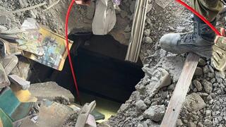 פיר מנהרה שנגלה בכיתה בבית ספר בשג'עייה