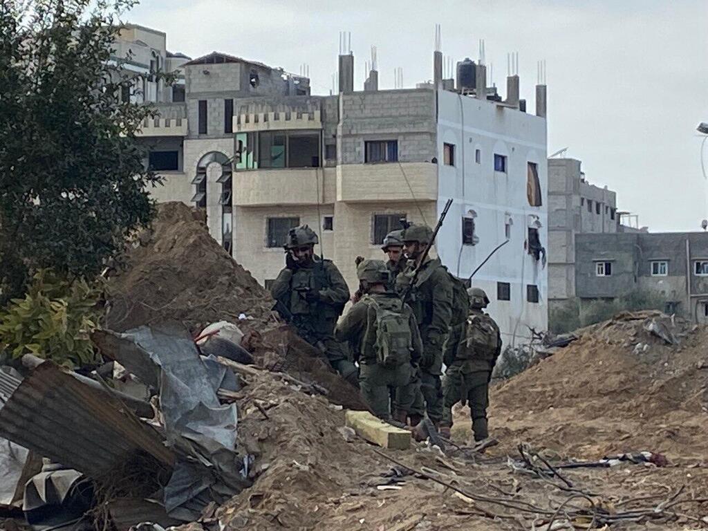 לוחמי צה"ל בקרב בסג'עייה בלב רצועת עזה